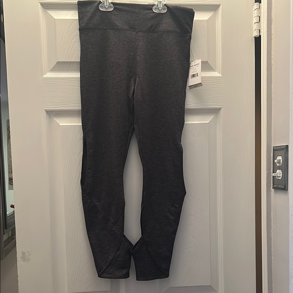 Free People Dark Gray / Black Free People Leggings